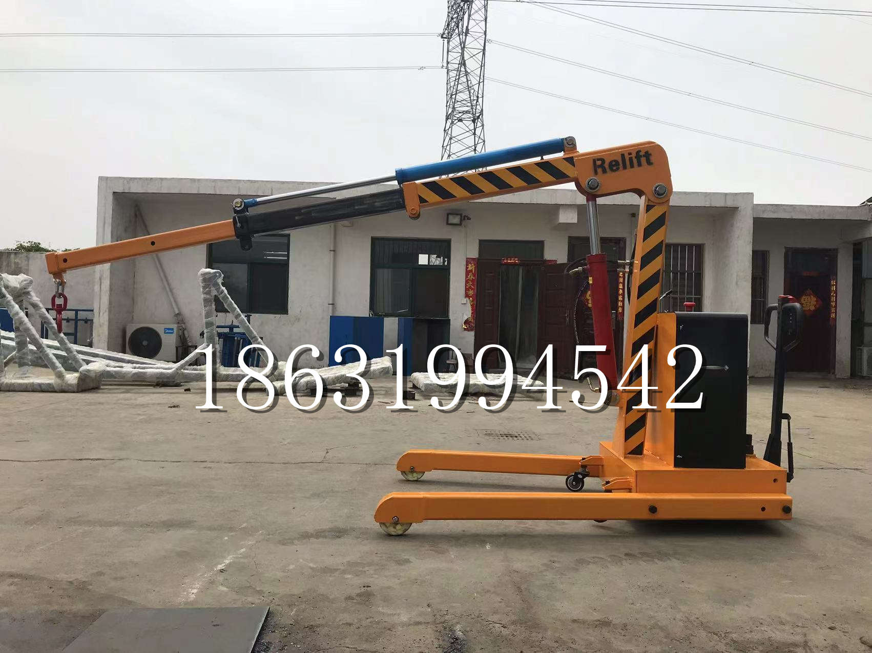 交口县久征定做3吨三轮随车吊 农用园林绿化移树吊 平板工程用小吊机