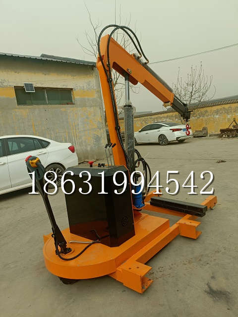 交口县自卸车厢随车吊 自制轮式四不像起重机 四驱平板吊 5吨 贵盛